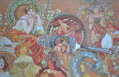 Porcelánový podnos s lopatkou Alfons Mucha 