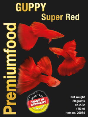 Guppy super red 80gr