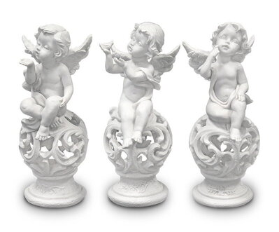 Dekorácia 3 setu anjelikov