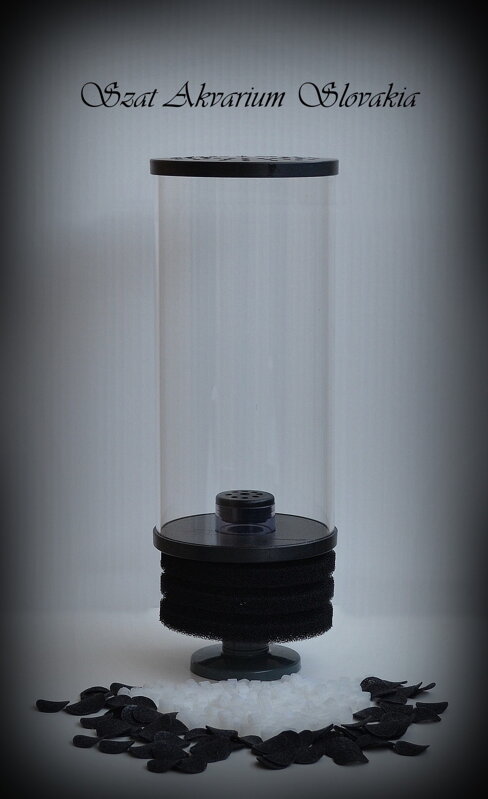 Filter Booster=Bio Reactor,dóza Ø 120mm Plexisklo + OF flter Filter Booster=Bio Reactor,dóza Ø 120mm Plexisklo + OF flter